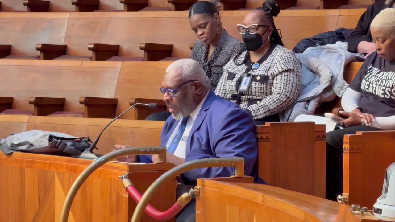 Education activist Sam Radford describes why King Center protesters approached Common Council