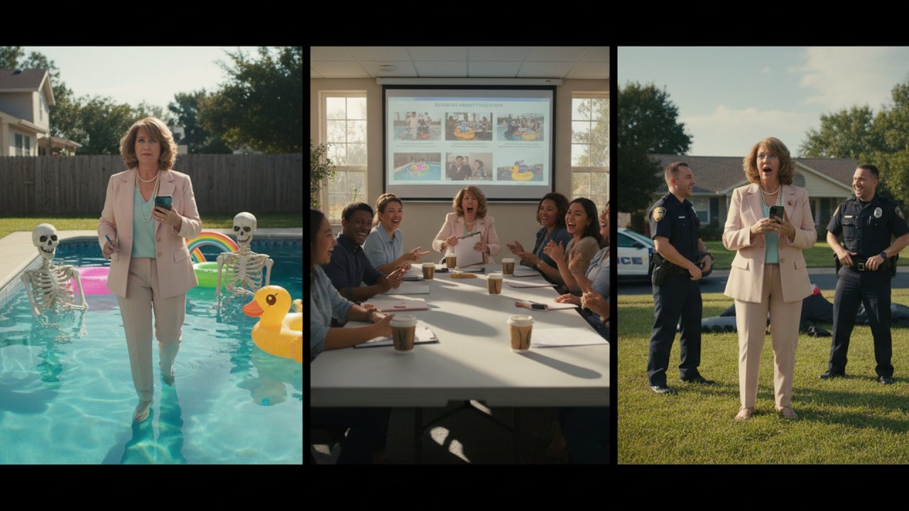 HOA Karen's Skeleton Pool Panic – Epic Downfall and Viral Justice