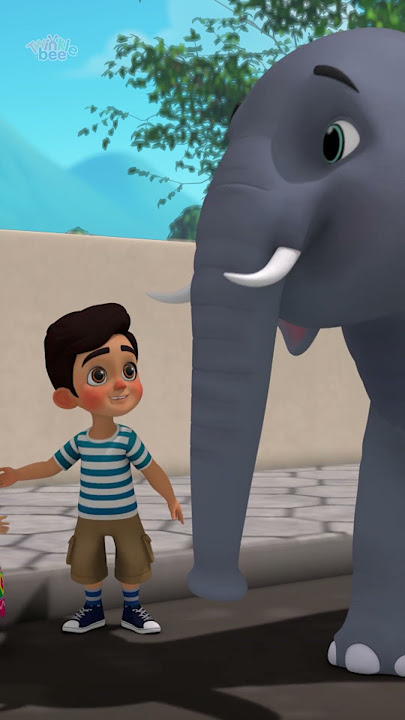 Hathi Raja Kahan Chale 🐘 | 1 Lakh  Views 🎉 | 3D Animated Rhyme by TwinkleBee