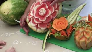 Fruit Carving by Miguel