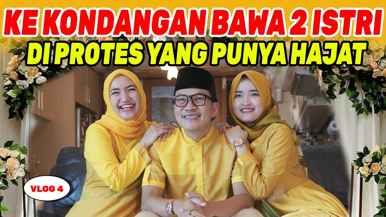 SATU GEDUNG GAGAL FOKUS‼️ MAT PECI KE KONDANGAN BAWA 2 ISTRI, DI PROTES YANG PUNYA HAJAT‼️ - Vlog #4