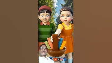 Squid Game AI Korean Snack Colorful Candy ASMR #squidgame #squidgame2 #ai #asmr