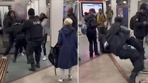 Chicago Red Line Chaos: Brawl & Fire Attack Shock City!