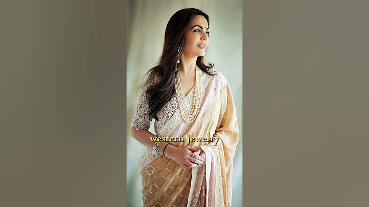 Nita Ambani Jewelry Collection - Indian Philanthropist and Businesswoman Jewels