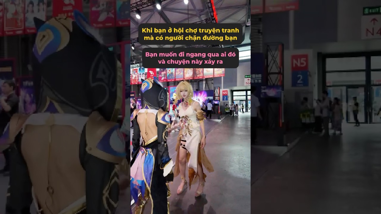 Một kiểu nghi lễ mới ở lễ hội truyện tranh #meowcosplay #shorts