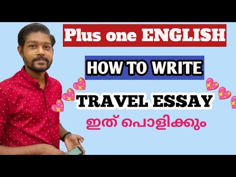 plus one english travel essay