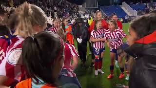 FINAL COPA DE LA REINA 2023: ARENGA DE MEREL VAN DONGEN ANTES DE LA TANDA DE PENALTIS