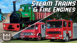 Taking my Vintage Fire Engine to see Steam Trains at Bressingham!