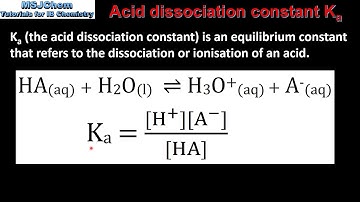 18.2 Acid and base dissociation constants Ka and Kb (HL)