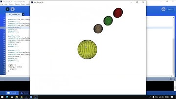 Video Tugas Komgraf 3D Tata Surya