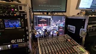 Live video production backstage (eForce Rollout 2023 in NTM Prague)