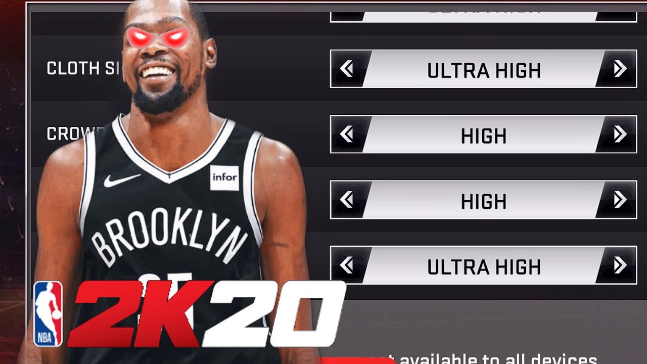 NBA 2K20 MOBILE BEST SETTINGS FOR ALL DEVICES - YouTube