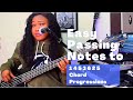 2 Easy Passing Notes to your Chord Progressions | Bass Tutorial