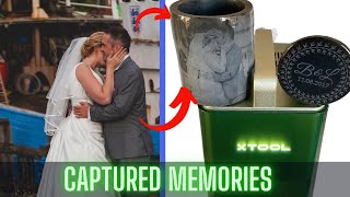 The BEST Way to Add Photos to Aqua Cast Eco Resin - xTool F1 & RA2 Pro Rotary Tool