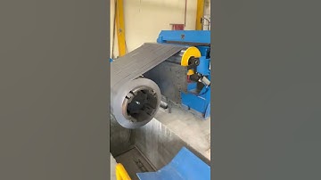 Slitting line video from our user #transformer #lamination #trafo #transformador #Transformateur