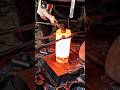 Red-Hot Steel Billet at 1,100°C | Extreme Industrial Forging Process