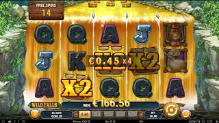 Wild Falls Slot - 32 Golden Free Spins BIG WIN!