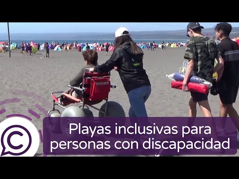 Playas de Pichilemu son inclusivas para personas en situación de discapacidad.