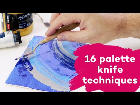 21 palette knife painting ideas – Mont Marte Global