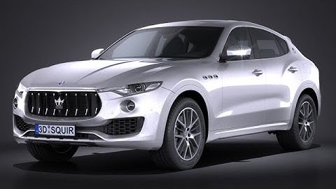 3D Model Maserati Levante 2017 at 3DExport.com