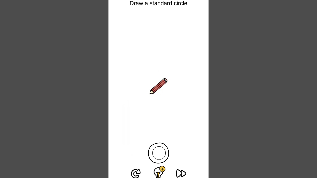 brain out level 42 draw a standard circle solution 