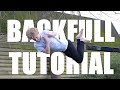 Backfull tutorial  trampoline tutorial