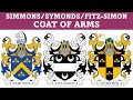 Simmons coat of arms  family crest  symbols bearers history