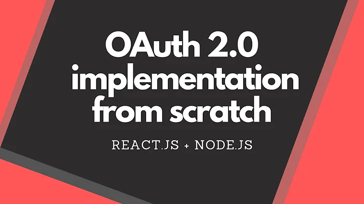 OAuth 2.0 using Auth0 | React.js and Node.js