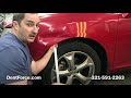 Toyota Venza paintless dent repair. Merritt Island, Cocoa, Cocoa Beach, Melbourne, Titusville.