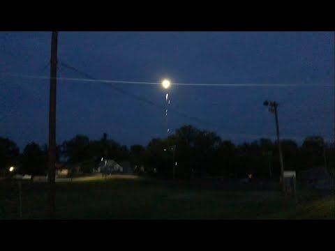 Lightning Strobe Rocket From a Block Away 