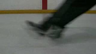 How To Hockey Stop Part 1 Ice Skating Tutorial Lesson By juvenilee6 aka Chris kibui