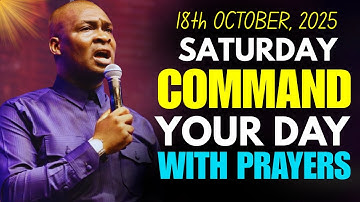 [Saturday 18th October 2025] Early Morning Powerful Prophetic Morning Prayer |Apostle Joshua Selman