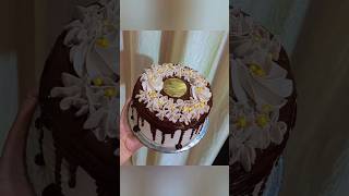 chocolate cake decoration ? shorts ytshorts shortsfeed cake subscribe viral youtubeshorts