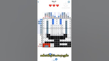 8 May 2025 Nonograms Color Daily Challenge answer &  how to solve @ZpuzzleZ