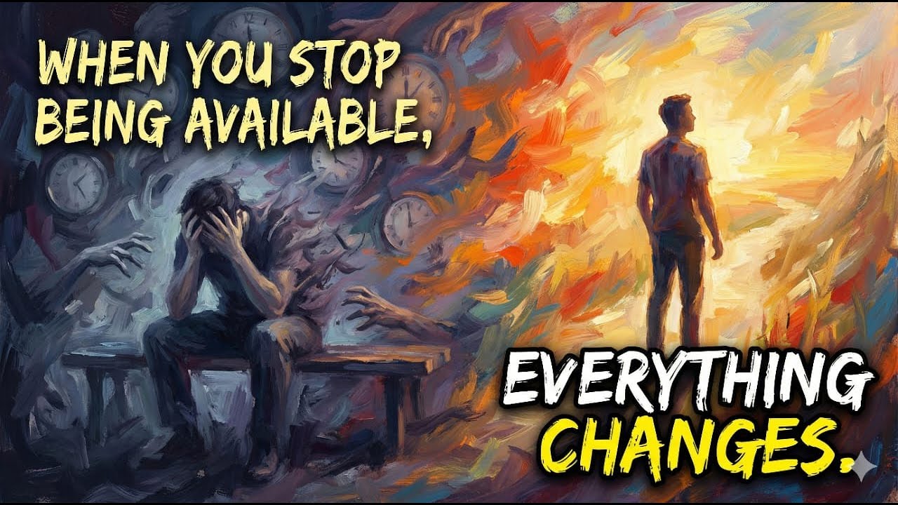 When You Stop Being Available, Everything Changes – Lao Tzu - YouTube
