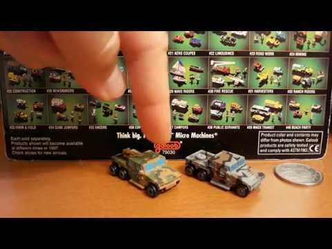 Galoob Micro Machines Military Collection Planes, Ships, Helicopters,  Tanks, Armored Vehicles & More 