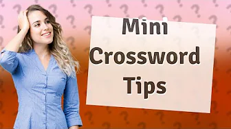 How do I play mini crossword? thumbnail
