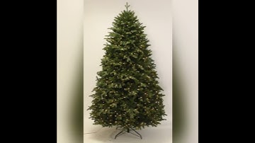 Bestway Pre-lit PE Artificial Hinged Christmas Tree