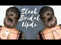 SLEEK BRIDAL BUN WITH HAIR PADDING!