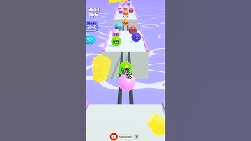 Ball Run 2048 🟢 Fun Gameplay Challenge! | #Shortsfeed