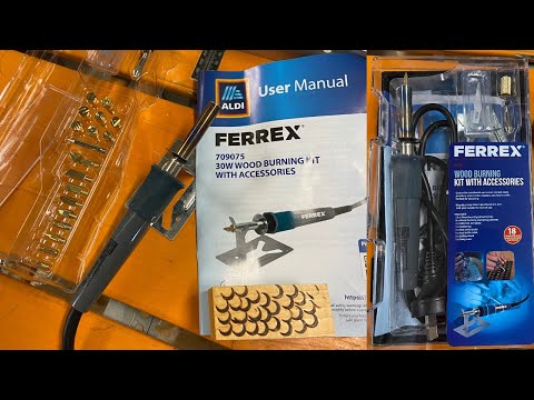 Ferrex Wood Engraving Set - ALDI UK