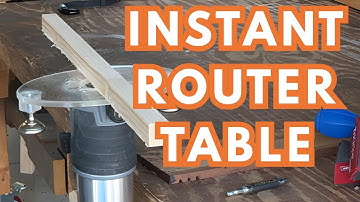 Unconventional Woodworking: Turning a Router Base into a Mini Router Table - DIY