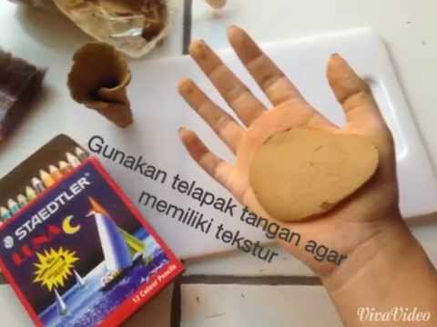 Prakarya Kesha Tita Cara Membuat Bunga Dari Tanah Liat Youtube