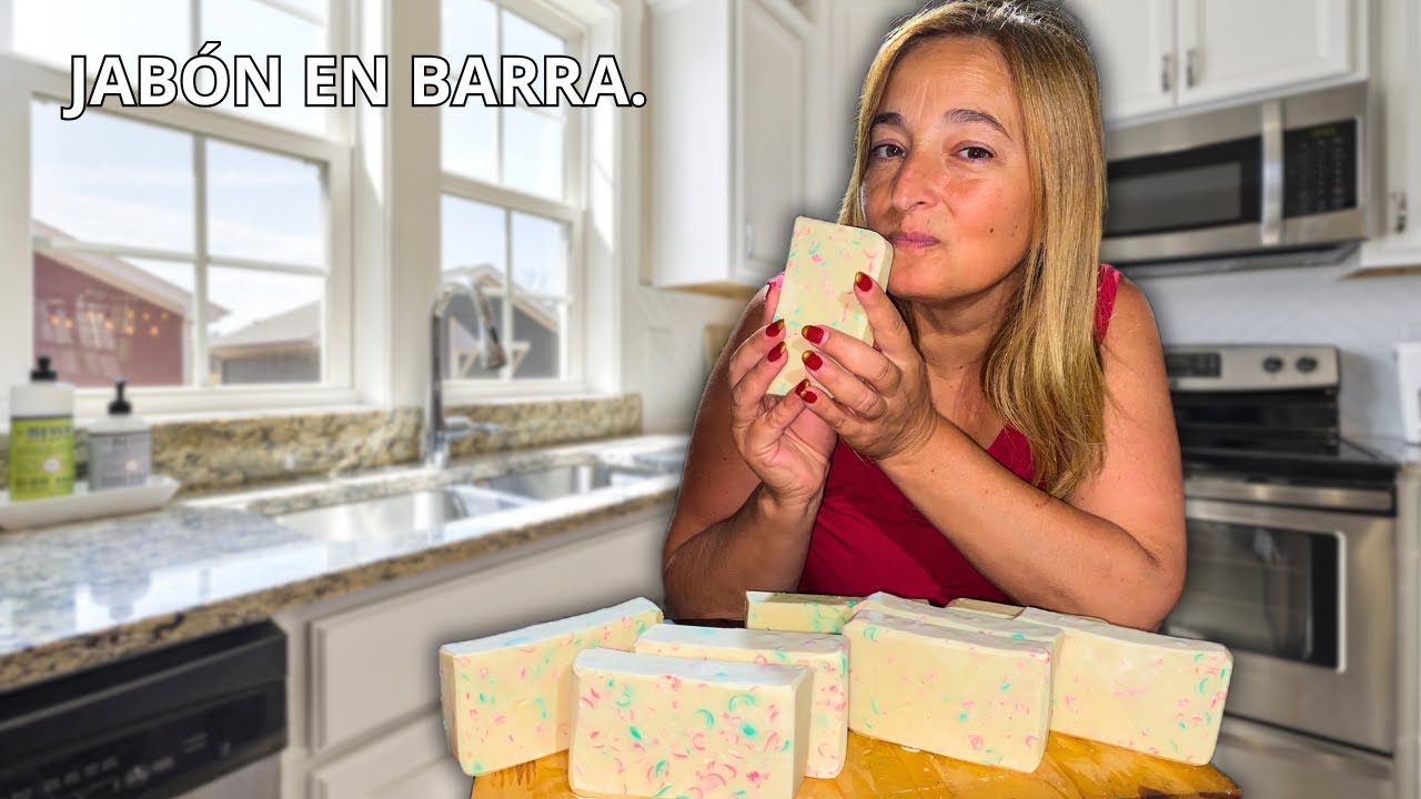 Jabón Casero Súper Duro con 1 Litro de Aceite Usado🧼✨