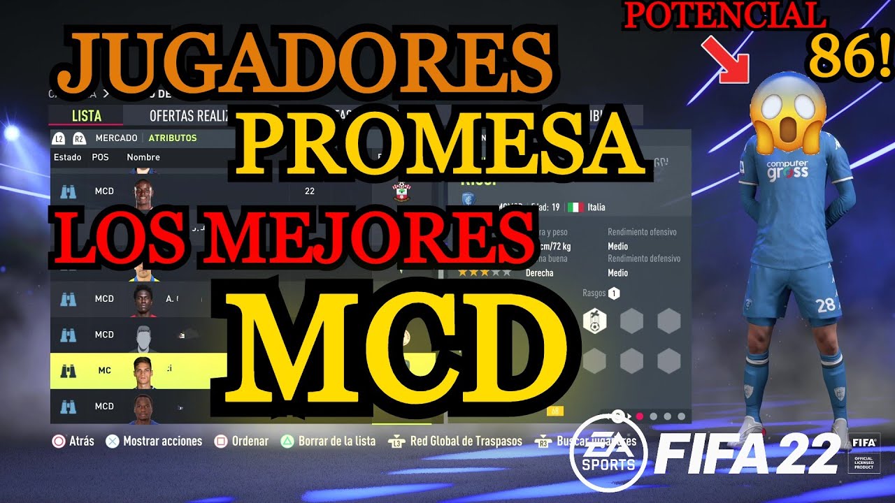 LOS MEJORES MCD PARA MODO CARRERA !! #14 | JOYAS OCULTAS | FIFA 22 - YouTube