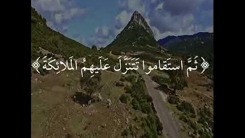 من صلاة العشاء  ماتيسر من سورة فصلت