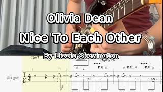 Nice To Each Other - Olivia Dean Cover By Lizzie Skevington Guitar Tabs