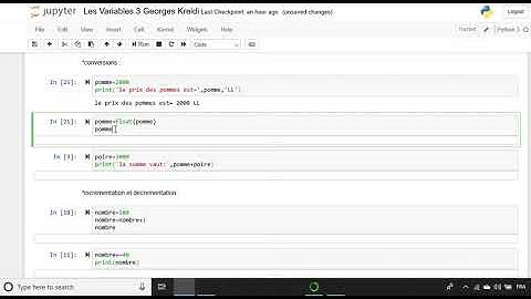 3 Les Variables .-PYTHON-GeoKre