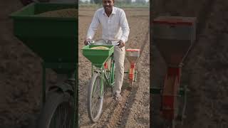 Cycle Seed Planter: Low-Cost Farming Innovation#Agriculture #Farming #Innovation #AgriTech #shorts