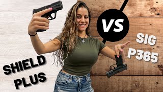 SIG P365 VS S&W SHIELD PLUS | Honest opinions and why I carry one over the other!